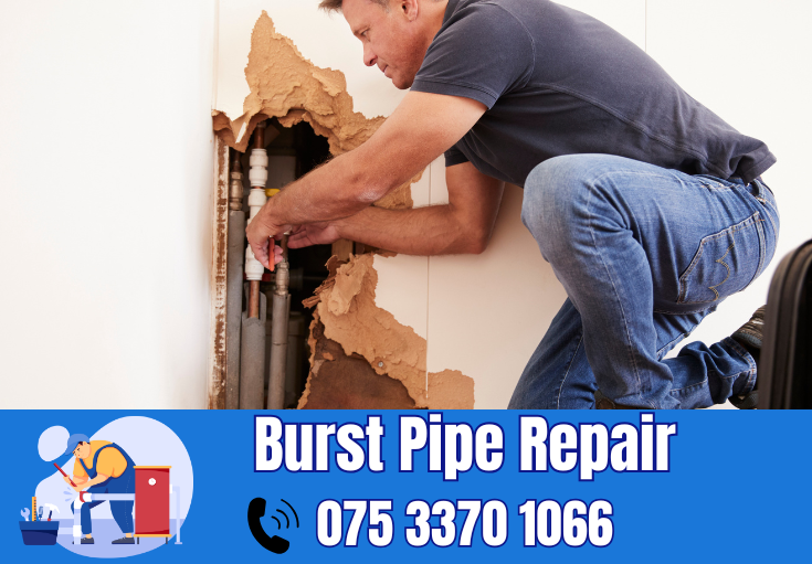 burst pipe repair Wrotham